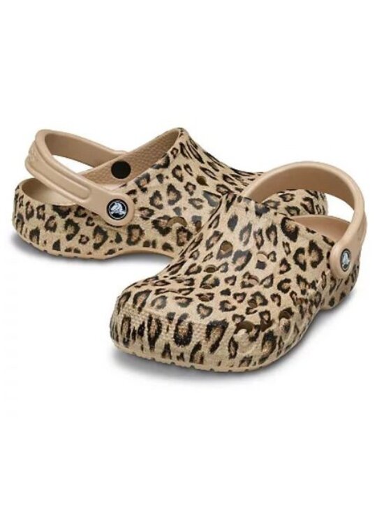 CROCS Shoes - NWT Crocs Women's 10 Classic Leopard Print Clog Shoes from Finish Line Sold out